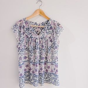GAP Size Small Tank-Top Floral